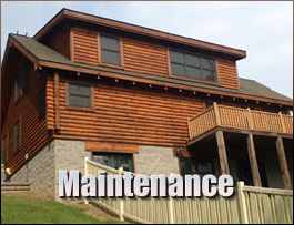  Black Mountain, North Carolina Log Home Maintenance
